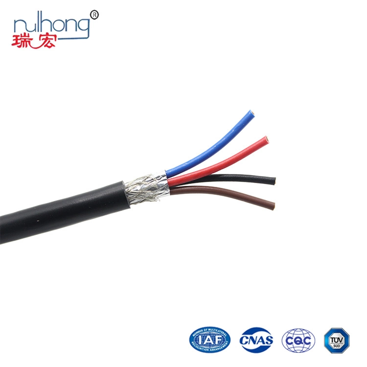 2 3 4 5 6 Core 0.3 0.5 0.75 1 1.5 2.5 4 mm2 300 300V Rvvp Shielded Shield Flexible Cable Wire