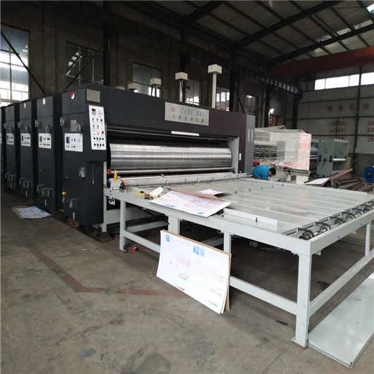 Semi-Auto Water Based Ink Printer Slotter and Die-Cutter Machine