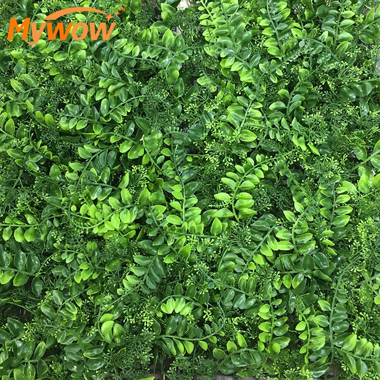 Garden Artificial Plants Crafts Wholesale/Suppliers Anti-UV PE Plastic Landscaping Green Wall Flor Artificial