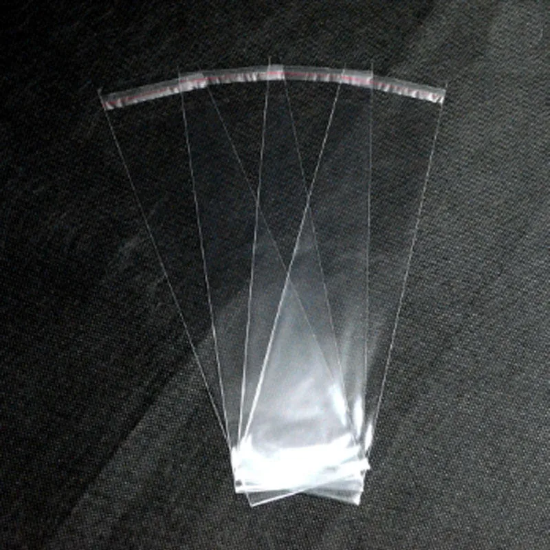 Custom Printed Clear Cookie Bag Resealable OPP Bag Self-Adhesive