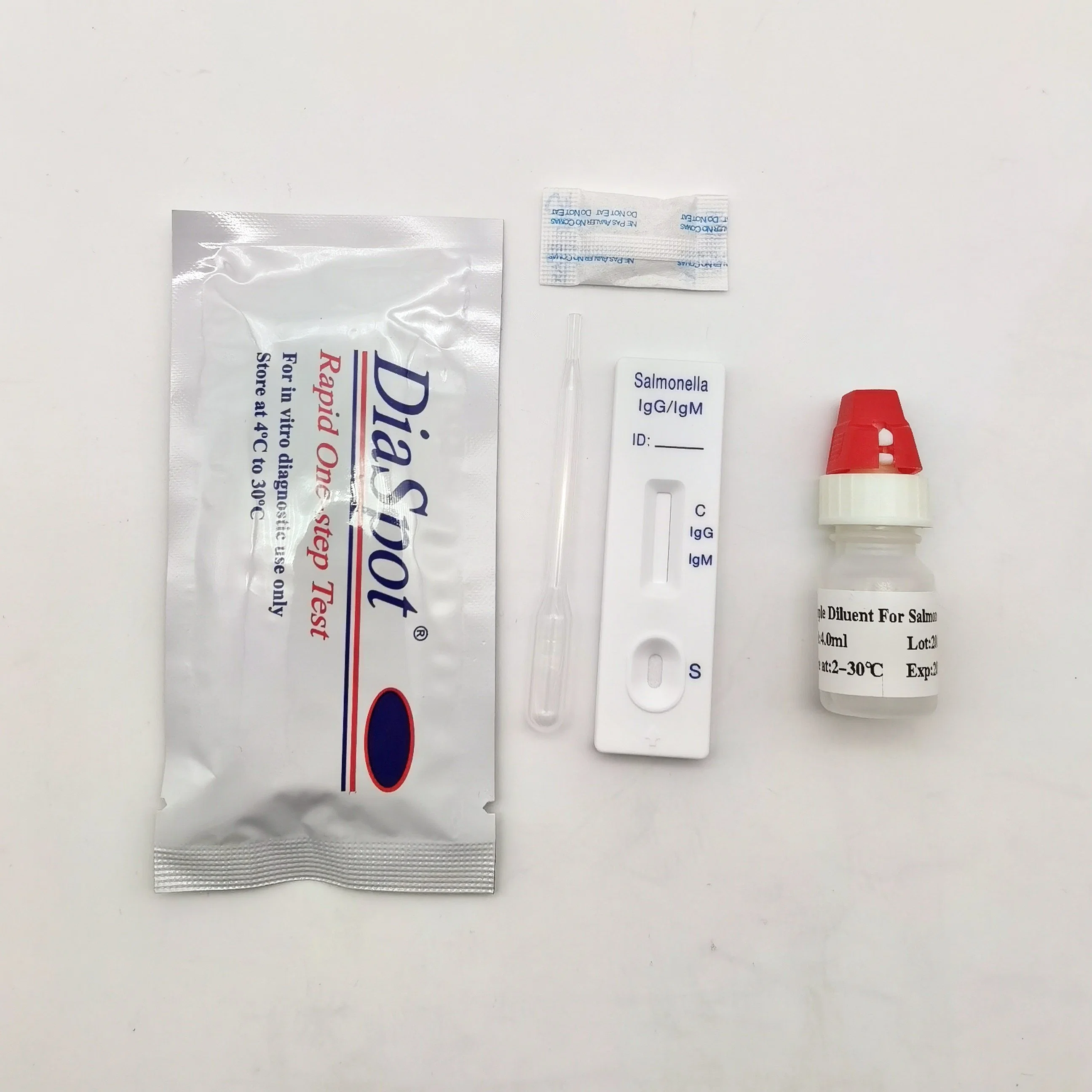 Salmonella Test Lab Salmonella Typhoid Antigen Rapid Test Card