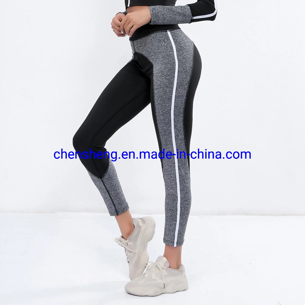 Soft Cotton Comfort Side Panel Sports Wear Running Women Tracksuit Female Dry Fit Sports Wear for Gym Yoga