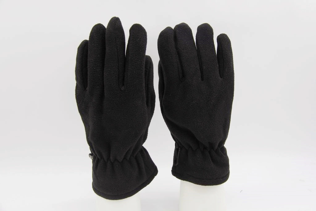 100%Polyester Black Adult Gloves Winter Glove