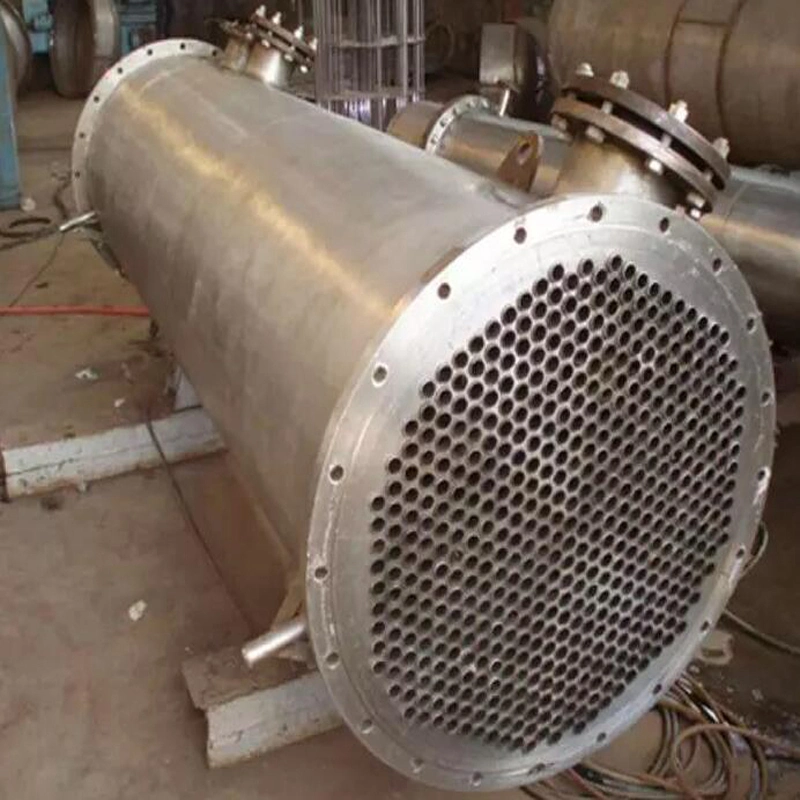 Titanium Grade I II/One Two/1, 2, Hastelloy C276 B Series and Nickel Fabricated Shell and Tube Cooler