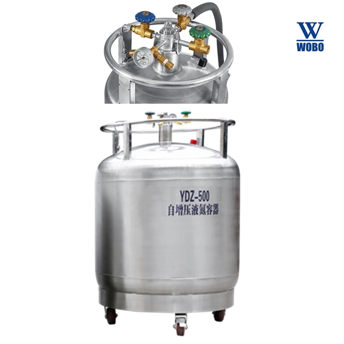 200 Liter kryogener Flüssigstickstoff-Lagertank mit Druck