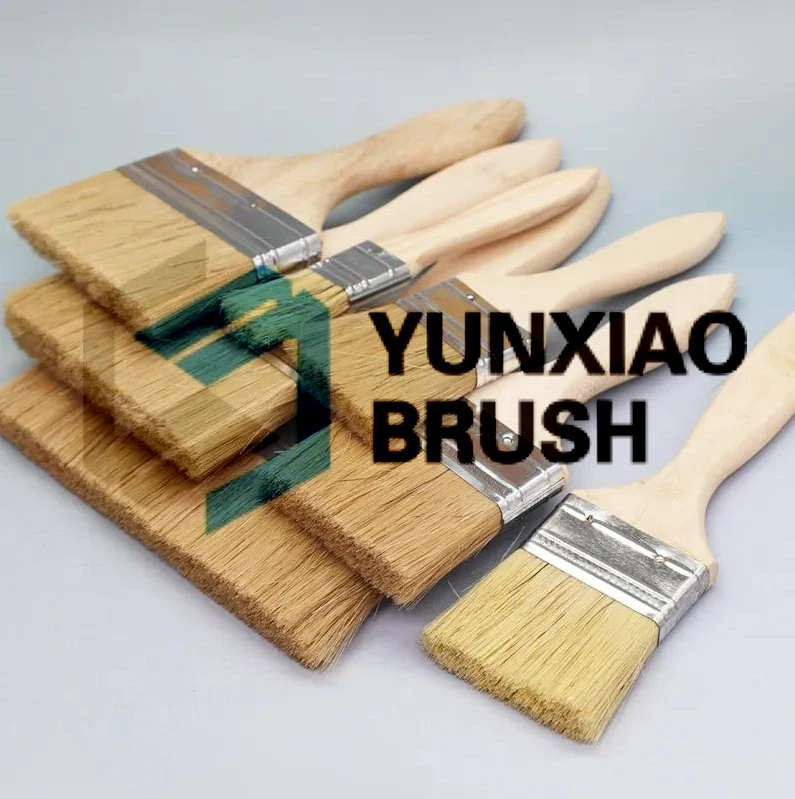 2023 New Wooden Handle Bristle Brush Special Brush for Barbecue Paint Paint Brush