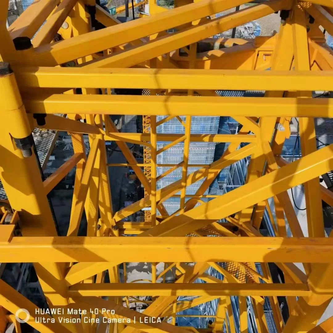 8t/10t Max Loading Dahan Construction Tower Crane Qtz125 (PT6513) Used Crane for Sale