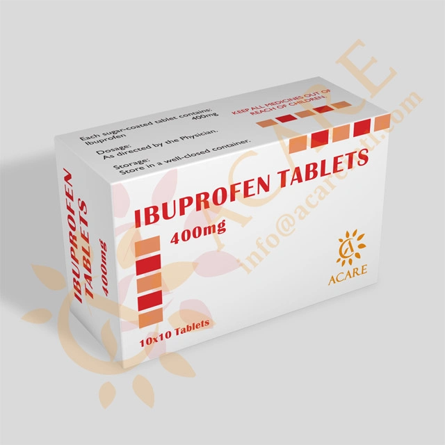 High quality/High cost performance Ibuprofen & Paracetamol Tablets 200mg+325mg; 400mg+325mg