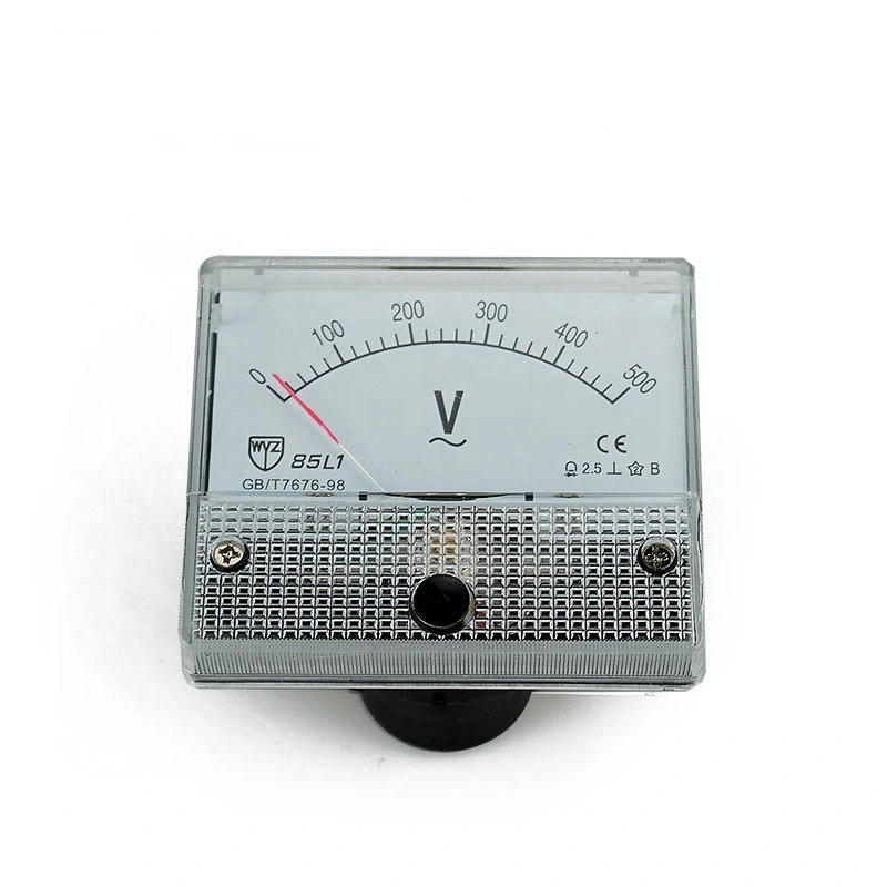 69L13V AC Panel L Analog DC Voltage Meter DC 0-500V Voltmeter