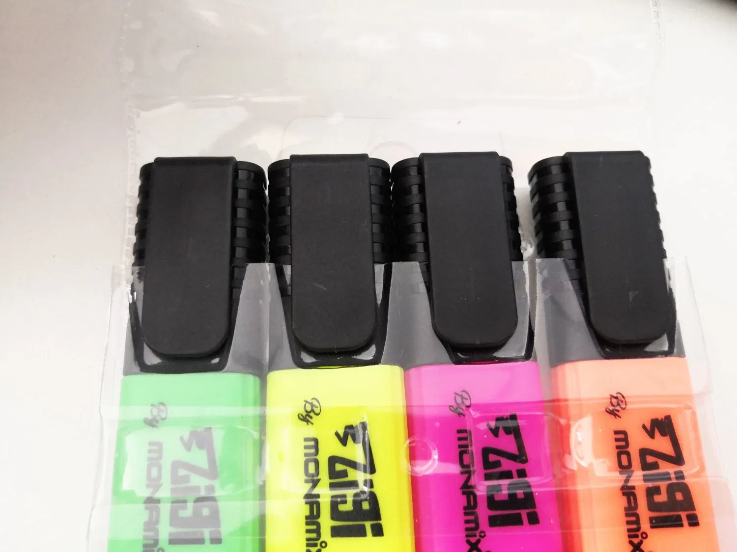 New School Student Highlighters Set Large-Capacity Drawing Marker Pens Colored Pens Set Stationery Customize 4PCS/Box.