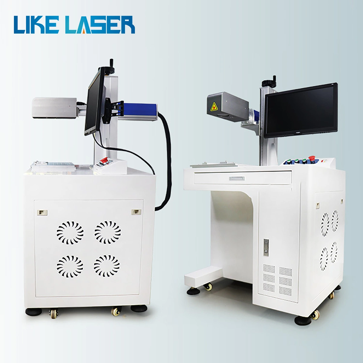 20W/30W/50W/70W/100W White/Black/Color Fiber Laser Marking Machine Price /Fiber Laser Engraver/Laser Marker for Metal