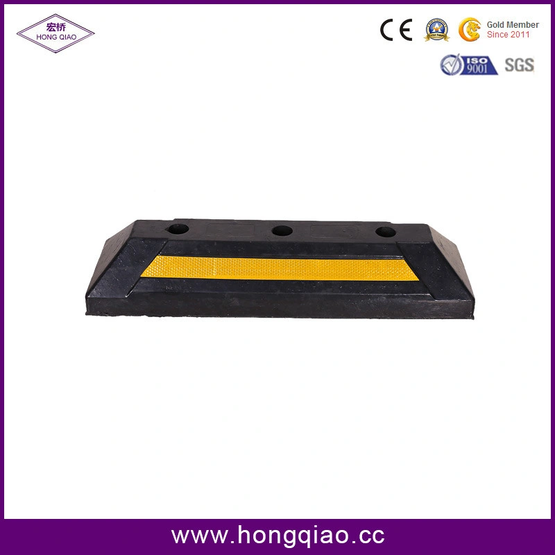 Parking Double Rubber Car Stopper Heavy Parking for Truck