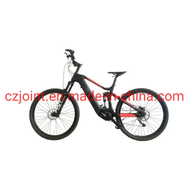 Morfuns Carbon Electric Mountain Bike with Bafang MID-Drive Power System