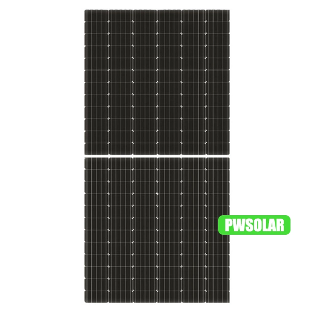 Meilleur prix 450 Watt panneau solaire 144 demi-pile Module photovoltaïque monocristallin avec système de contrôleur solaire domestique