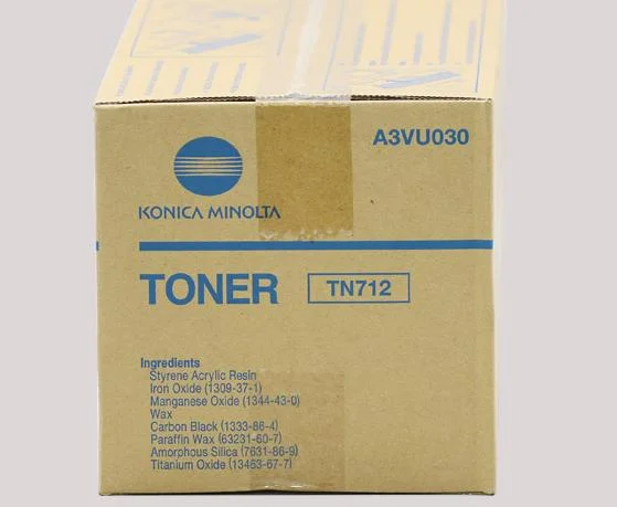 Tn712 cartucho original de tóner para Konica Minolta bizhub 654 754 654e 754e máquina negra