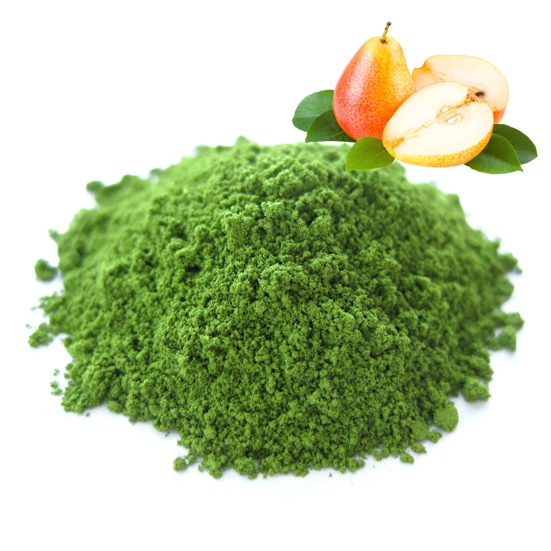 China Bulk Bio Gesundheit Birne Geschmack Grüner Tee Matcha Pulver Private Label voller Duft