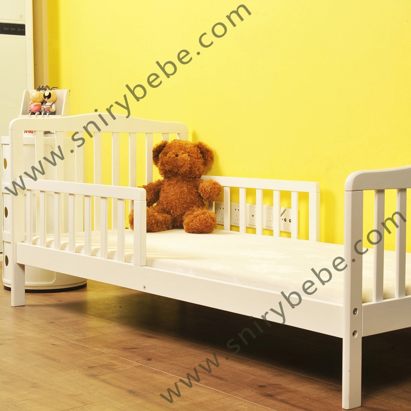 Conforto de madeira sólida Fornecedor Fábrica grossista Creche Casa moderna de Infância Quarto bebê crianças crianças Infant mobiliário para bebé com trilhos e Bassinet