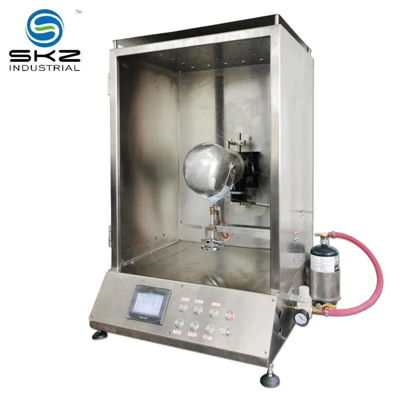 Skz180f Mask Flame Retardant Performance Tester Yy 0469-2011 Burning Performance Testing Machine (circumferential method)