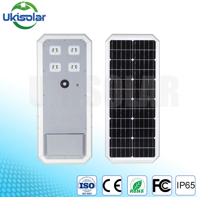 Ukisolar Outdoor Integrated Solar Power WiFi Wireless Security IP Camera with LED Street Light