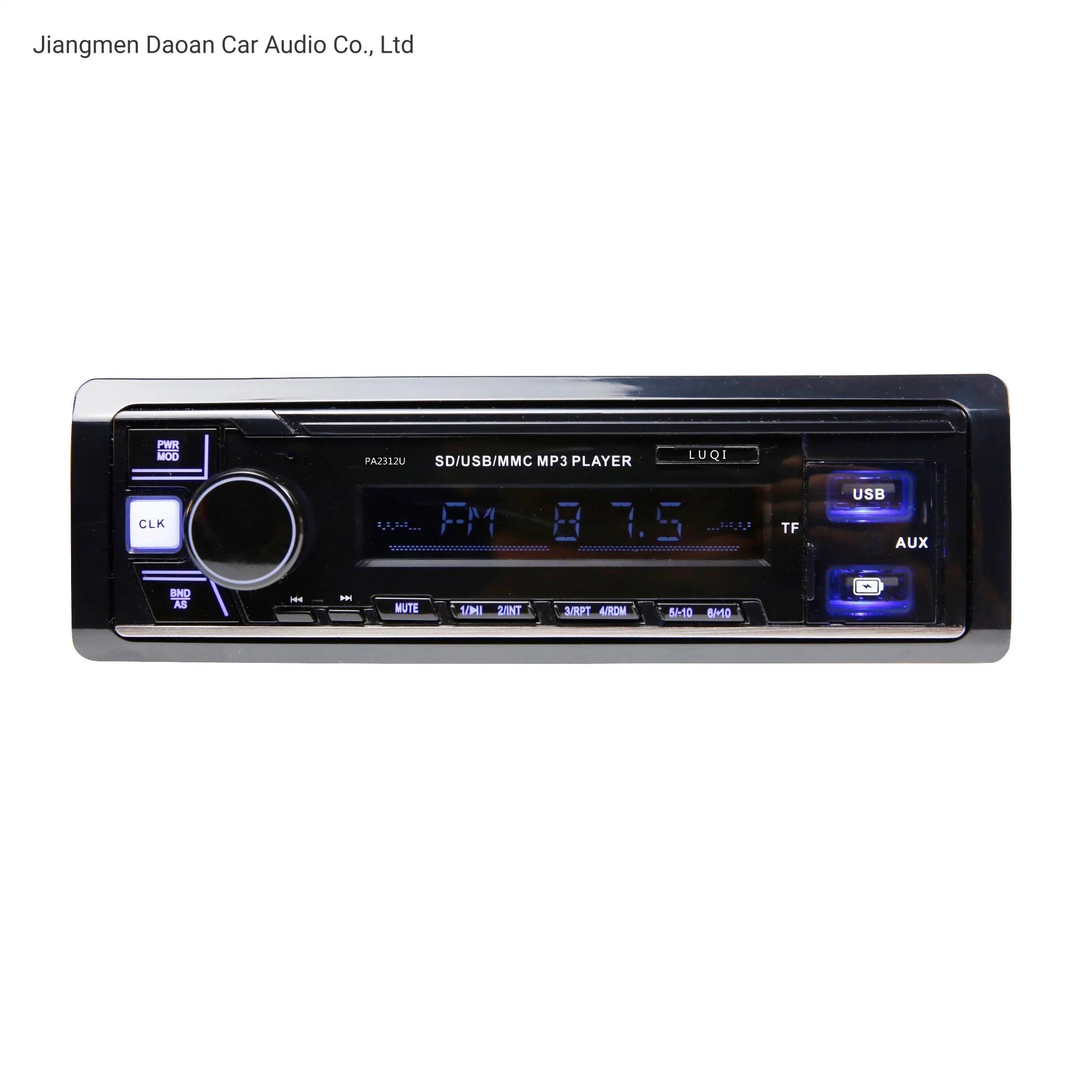 Consumer Electronics Multimedia Car Entertainment System USB duplo Áudio de MP3