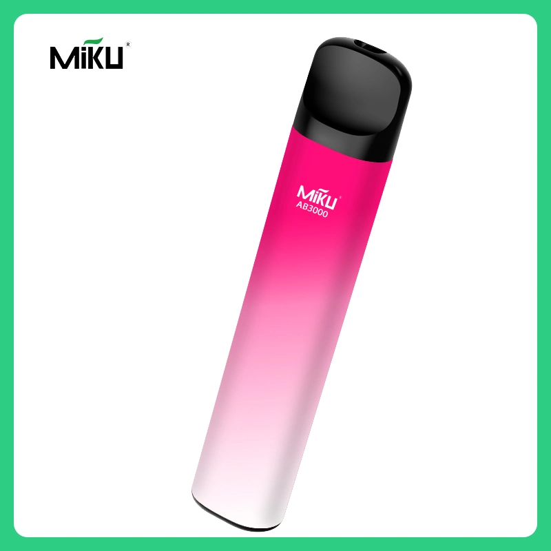 Miku Vape desechables colores Diffarent increíble sabor con AB3000 bocanadas 420 mAh de la bobina de malla de 8 ml