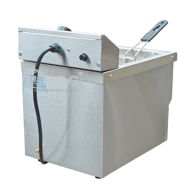 OEM Factory Direct Price Ce Approved Electric Best Deep Fryer Kitchen Equipment Single Tank Fryer with Drain Tap