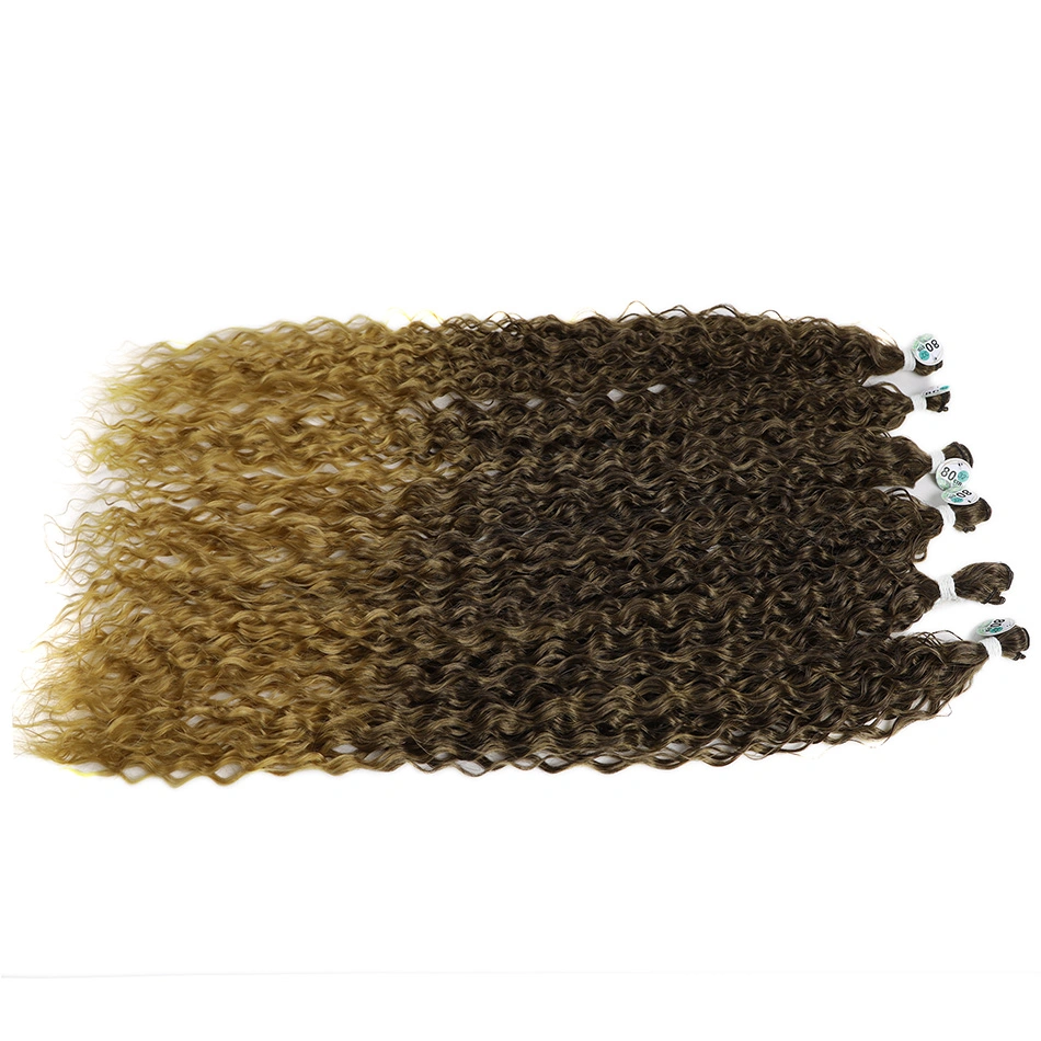 High quality/High cost performance  Heat Resistant Extensions Bundles Synthetic Hair