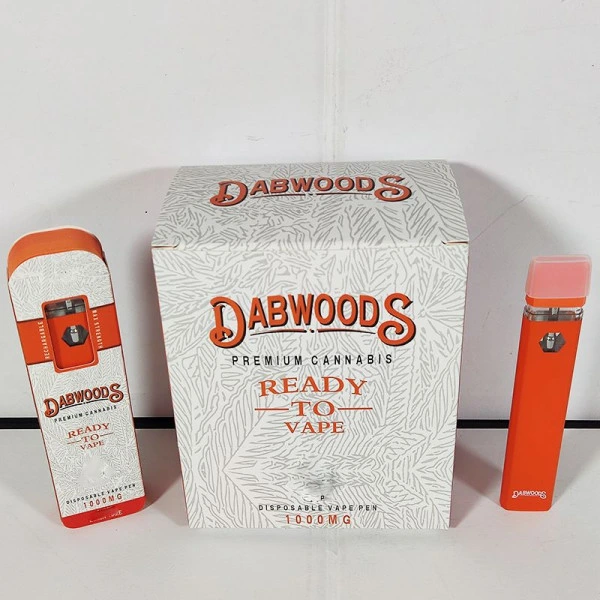 USA E Cigarette Kit Dabwoods Vape Pen 1ml Ceramic Coil Pod Cartridge 280mAh Rechargeable Battery Vaporizer for Thick Oil Ecig