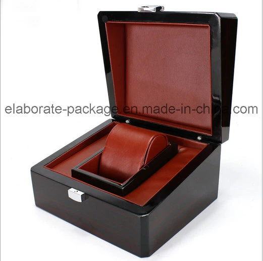 Finition en bois Fashinable Glossy-End Watch Package Box/boîte cadeau