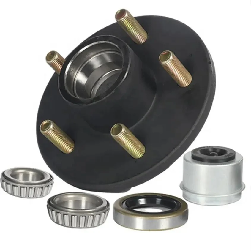 Trailer Hub Round Square Solid 4 5 6 8 Stud Small Stub Axle Trailer Wheel Hub