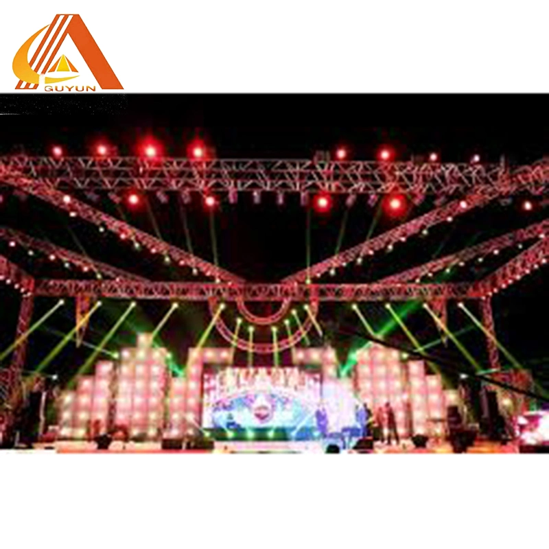 Cadre en aluminium Ttruss Roof Lights DJ Event Stage Truss pour Événements