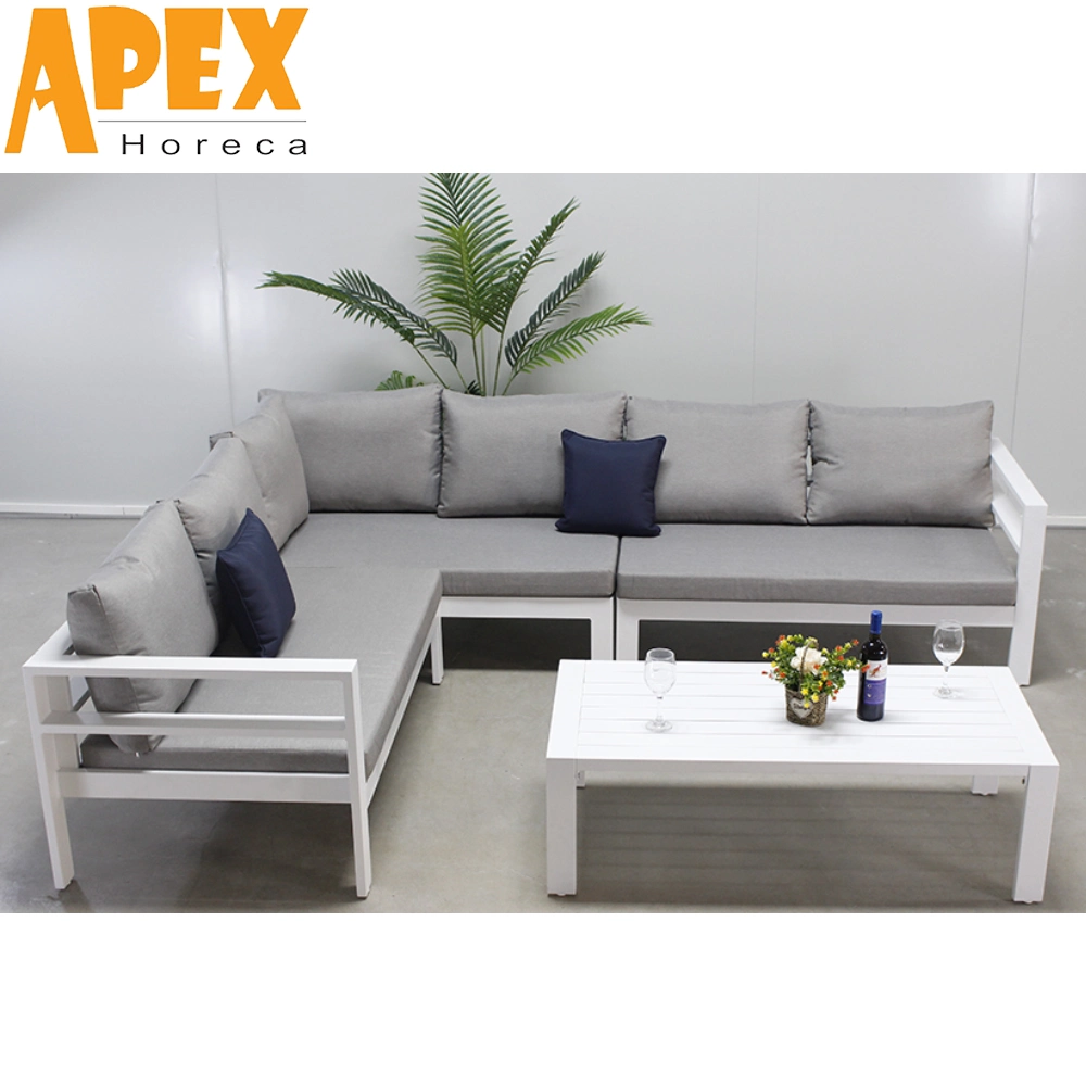 Aluminum Outdoor Garden Dining Room Furniture Set Corner Sofa Wholesale/Supplier