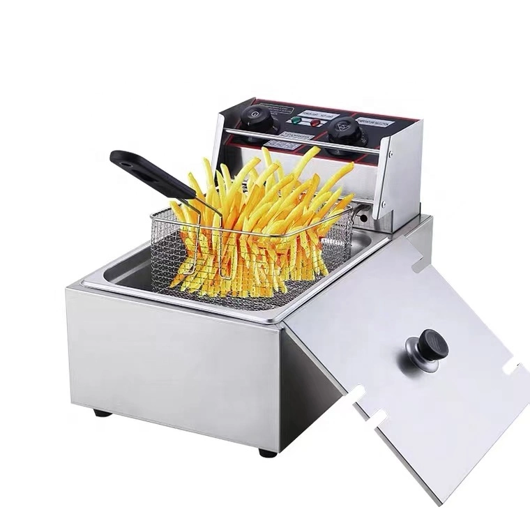 Industrial comercial Frango Chip de pressão de gás Eléctrico Fritadeiras batatas fritas e frango fritadeira eléctrica