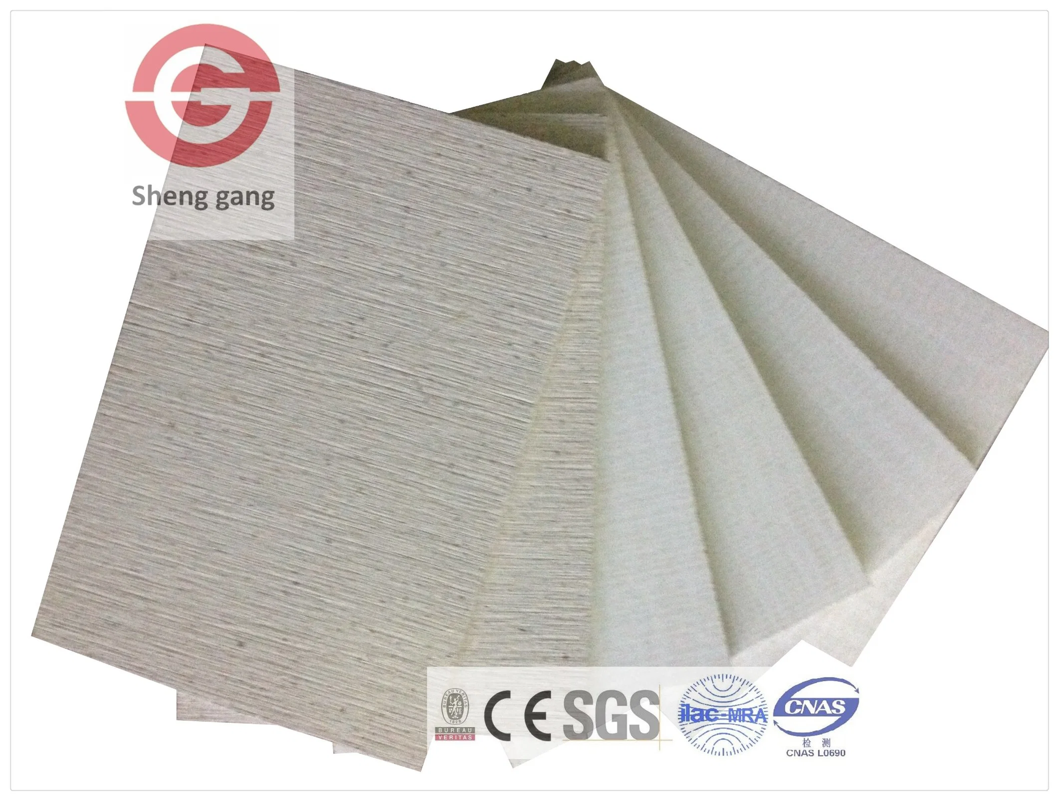 Environment Building Material Water-Resistant Sound Insulation MGO Wall Partition Panel