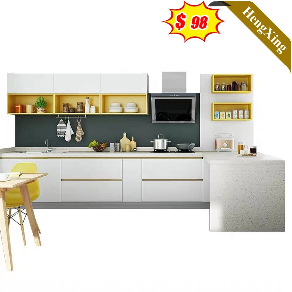 High quality/High cost performance  New Product Melamine Kitchen Cabinet L Shaped Kitchen Designs Mini Kitchen