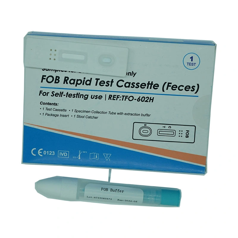 Reactivo de IVD para el hogar Use los kits de pruebas de sangre oculta en heces