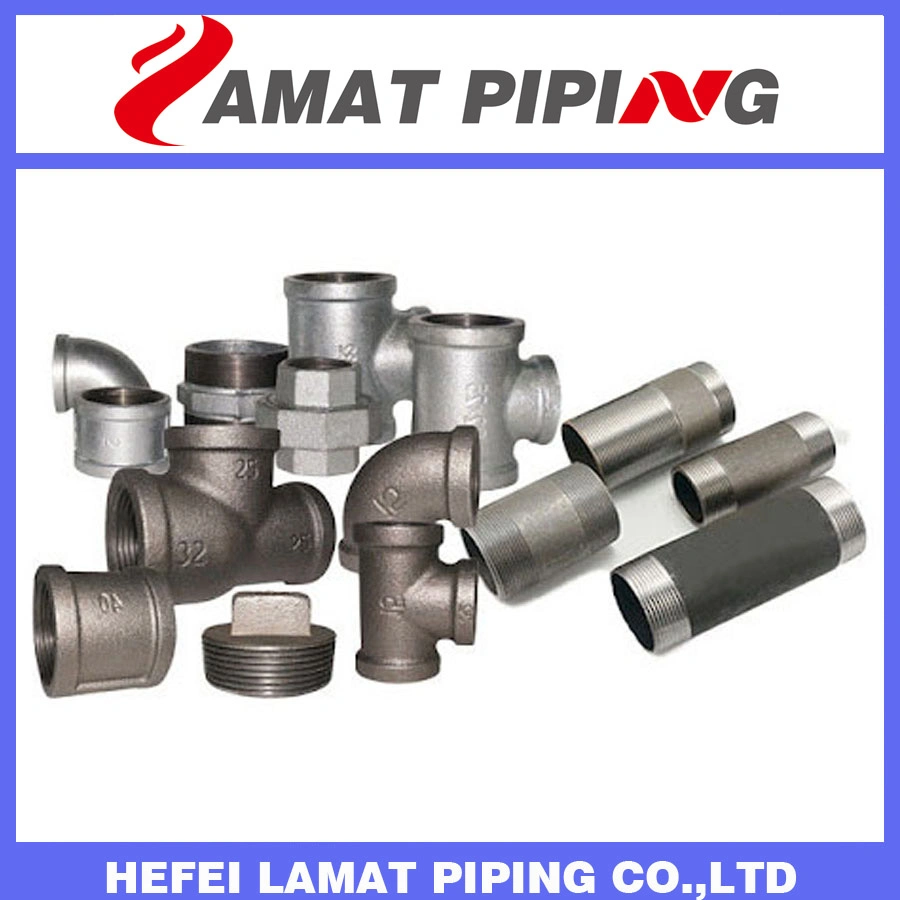 150psi 300psi Black/Galvanised Ductile Iron Malleable Iron Pipe Fitting