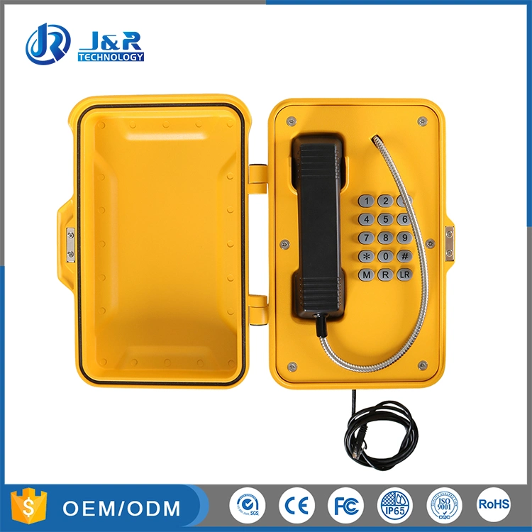 High-Quality Weatherproof Industrial VoIP Telephone for Hazardous Areas, Poe Vandal Resistant Watertight Telephone