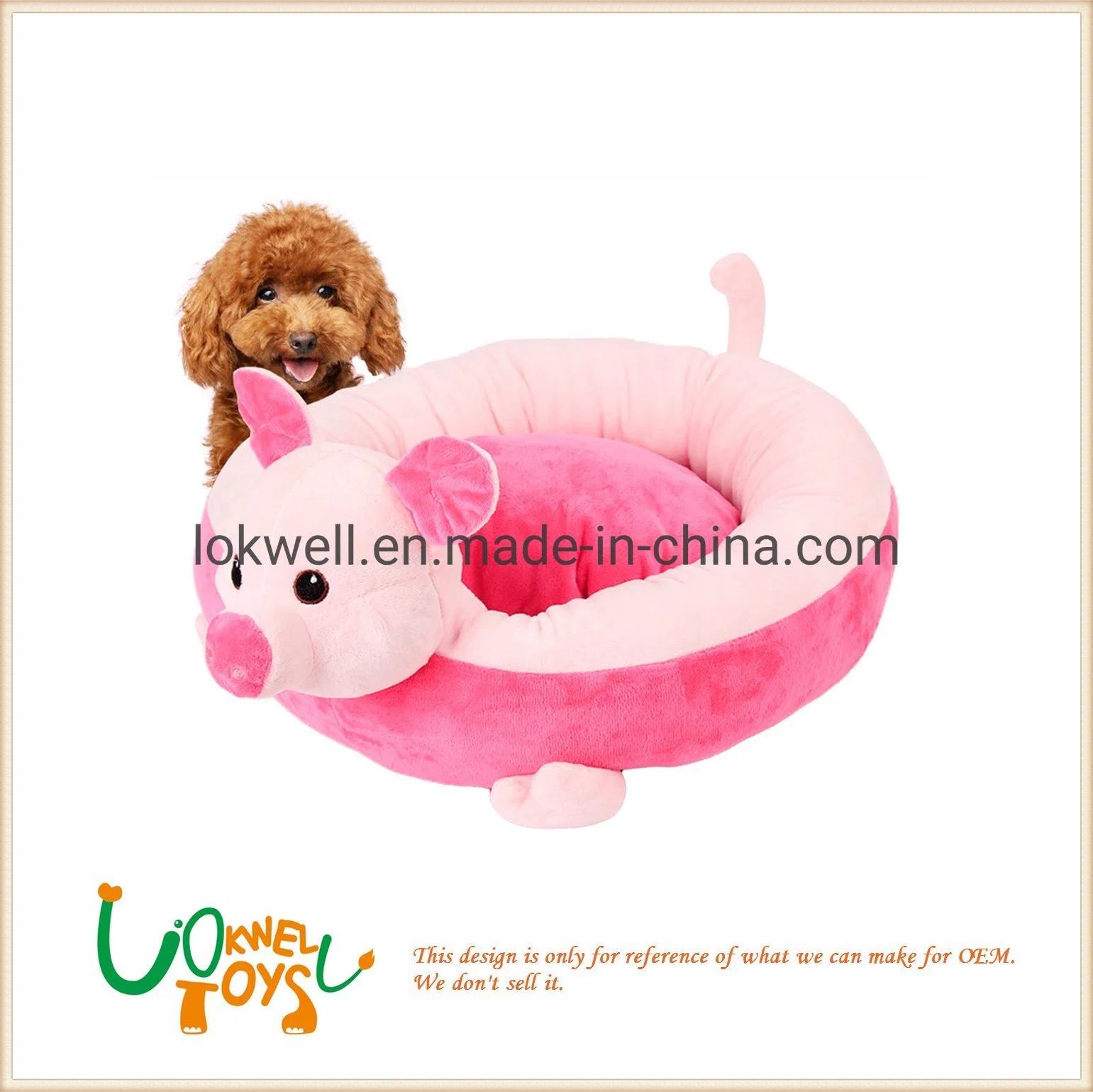 Soft Pet Toys Plush Stuffed Bed House for Pets