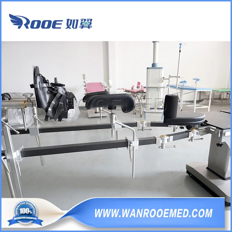 Leg Lower Limb Traction Reduction Immobilization Bed Carbon Fiber Orthopedic Traction Table for Fracture Surgery