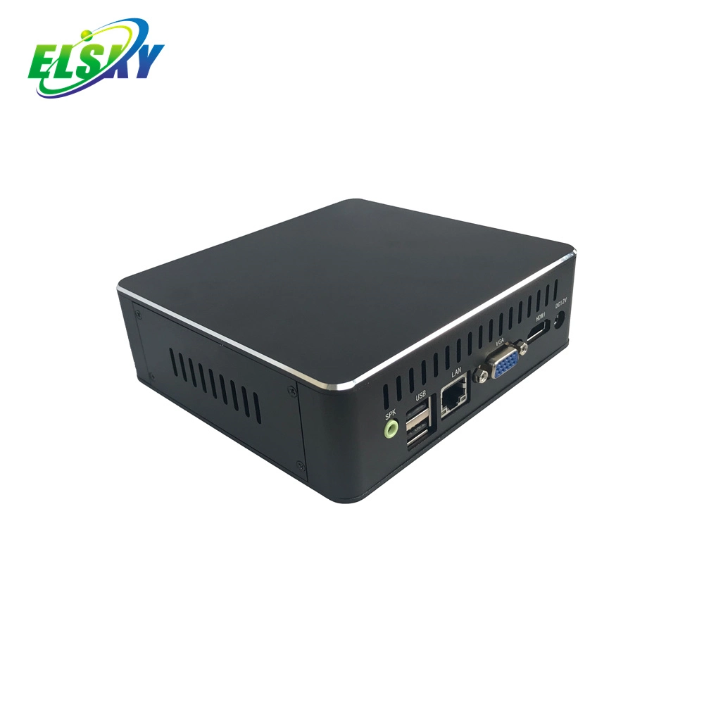 Elsky Nano Mini PC con CPU Skylake 6ª generación de Core i3-6100u 6167u Realtek 8111f LAN RJ45 de alta definición VGA Edp_Mi N67