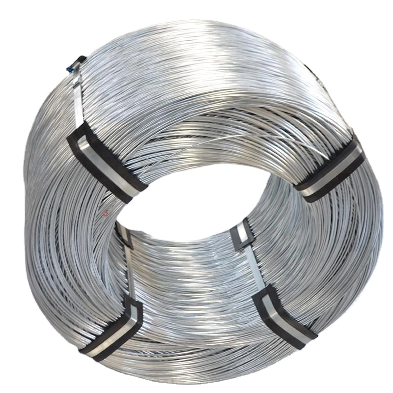 1.0mm 2.5mm Galvanized High Carbon Steel Wire Spring Steel Wire or for Fishing Net for Flexible Duct En10269 Galvanized Wire