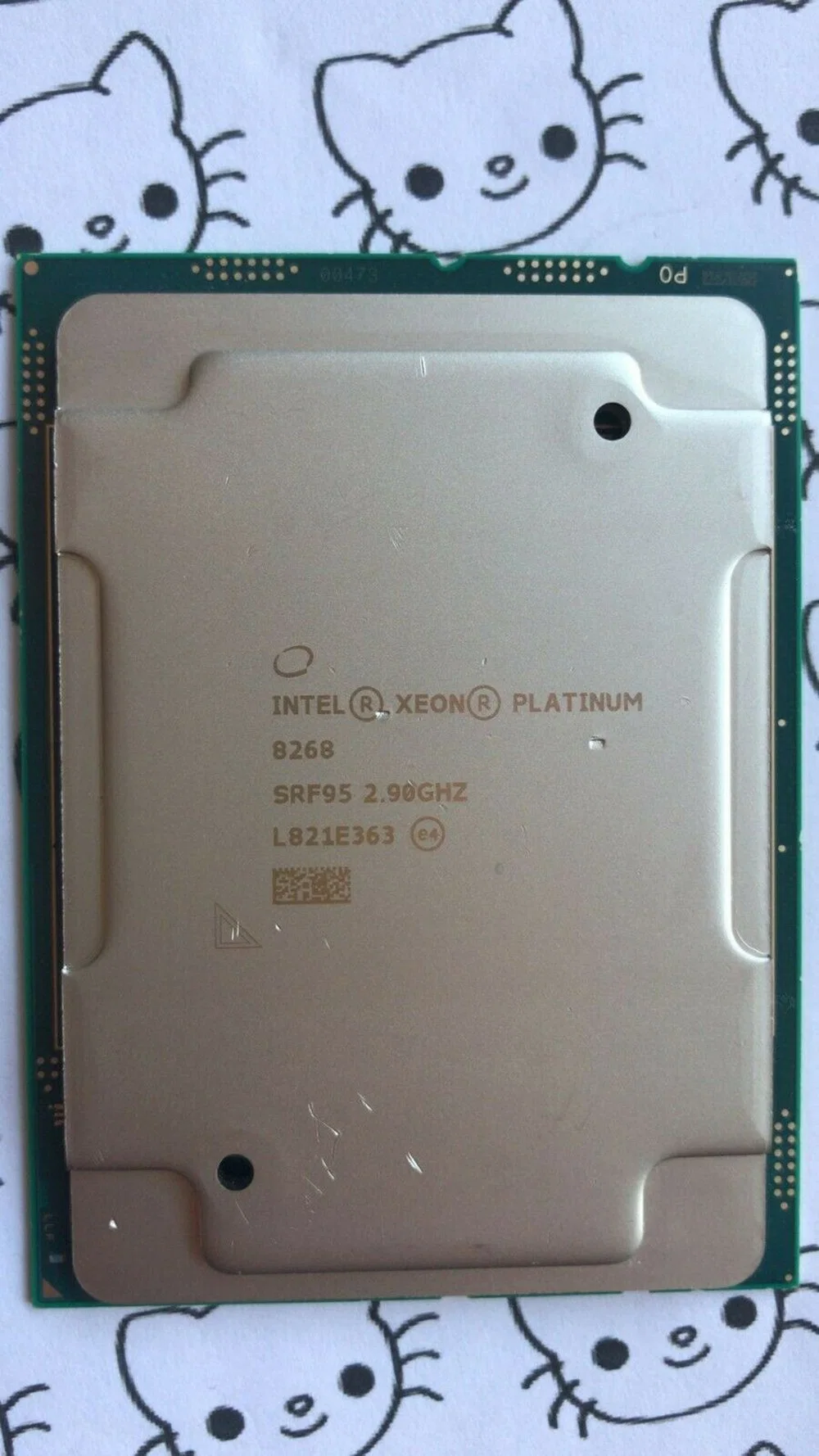 Intel Xeon Platinum 8268 Serverprozessor 24 Kerne 3,9 GHz LGA3647 Computer-CPU