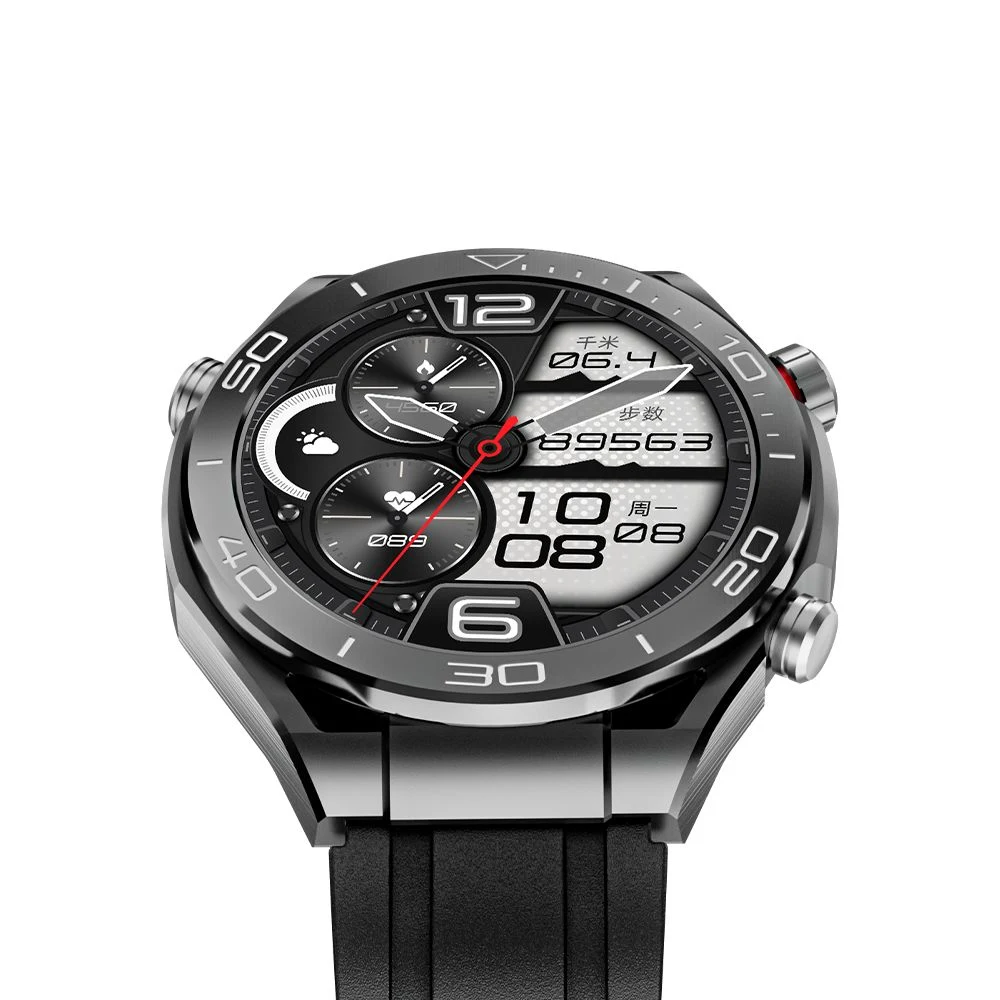 Les hommes en acier inoxydable de mesure de la profondeur de plongée Compass Watch Sport de plein air Smart Montres Montres de plongée de cadeaux de regarder les montres de plongée Reloj inteligente