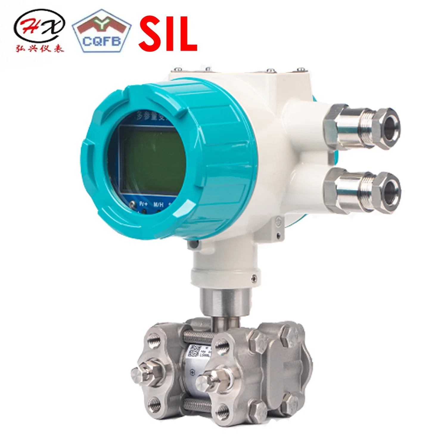 China Explosion Proof Differential Pressure Transmitter 4-20mA + Hart Digital Display