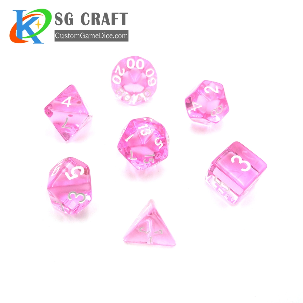 Efeito Pearlized várias matrizes definido Polyhedral Conjunto Dice Rpg Dnd Mtg Role Playing Game Dragões Rectículos Definido