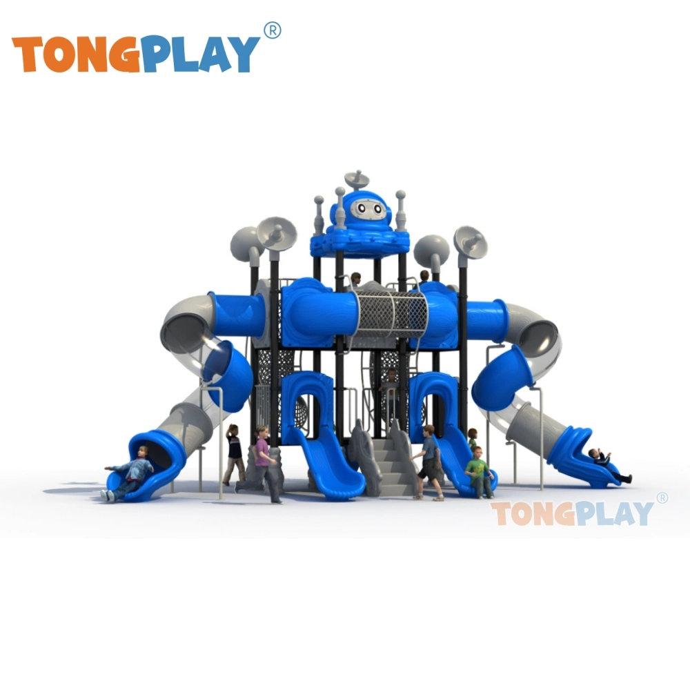 Outdoor Playground Kids Park Plastic Equipment Playground Facility Amusement Park Funny Game Happy Life