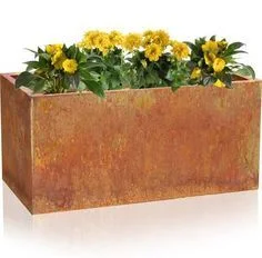 Corten Steel Planter Flower Pot