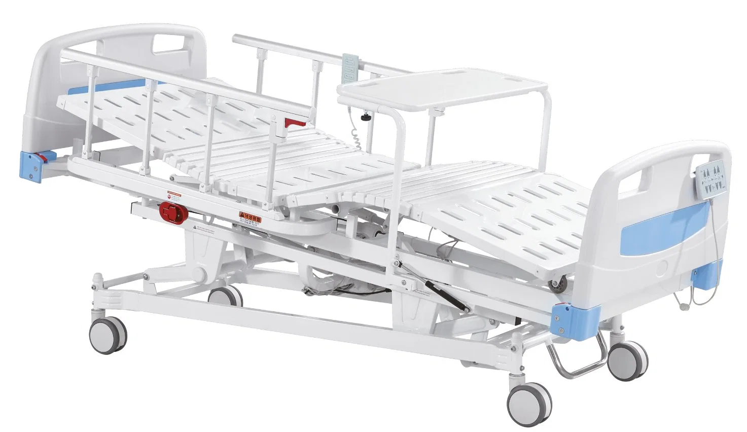 Medical Furniture Adjustable Mobile 3 Function ICU Hospital Electric Care Bed