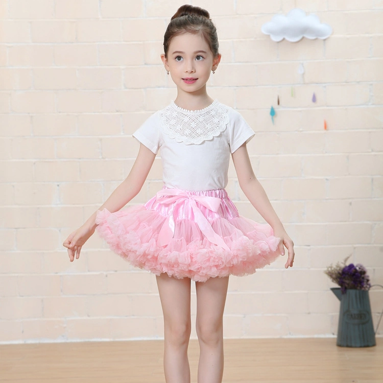 Baby Skirt Girl Tutu Mini Party Ballet Dance Short Watermelon Rose Offwhite White Purple Red Grey Color Baby Skirt